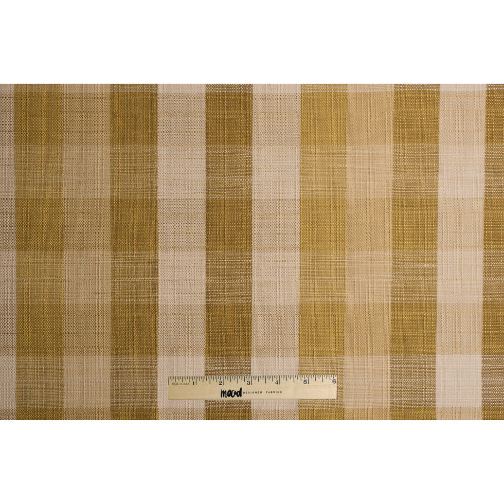 Chartreuse Buffalo Checks Blended Woven Full