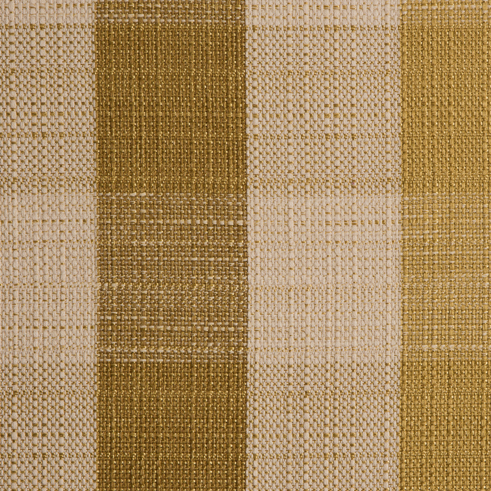 Chartreuse Buffalo Checks Blended Woven