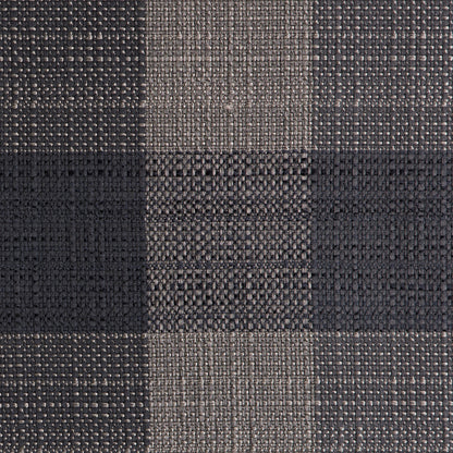 Dark Gray Buffalo Checks Blended Woven
