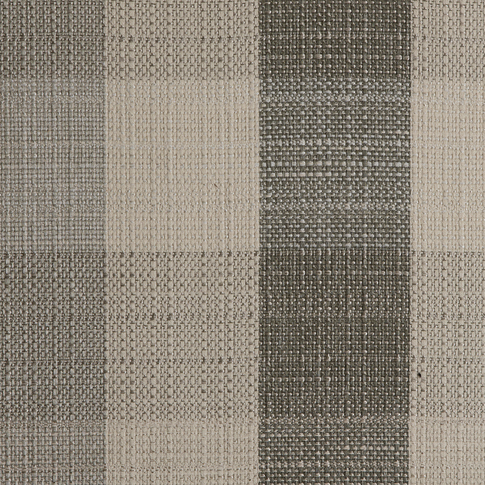 Stone Buffalo Checks Blended Woven
