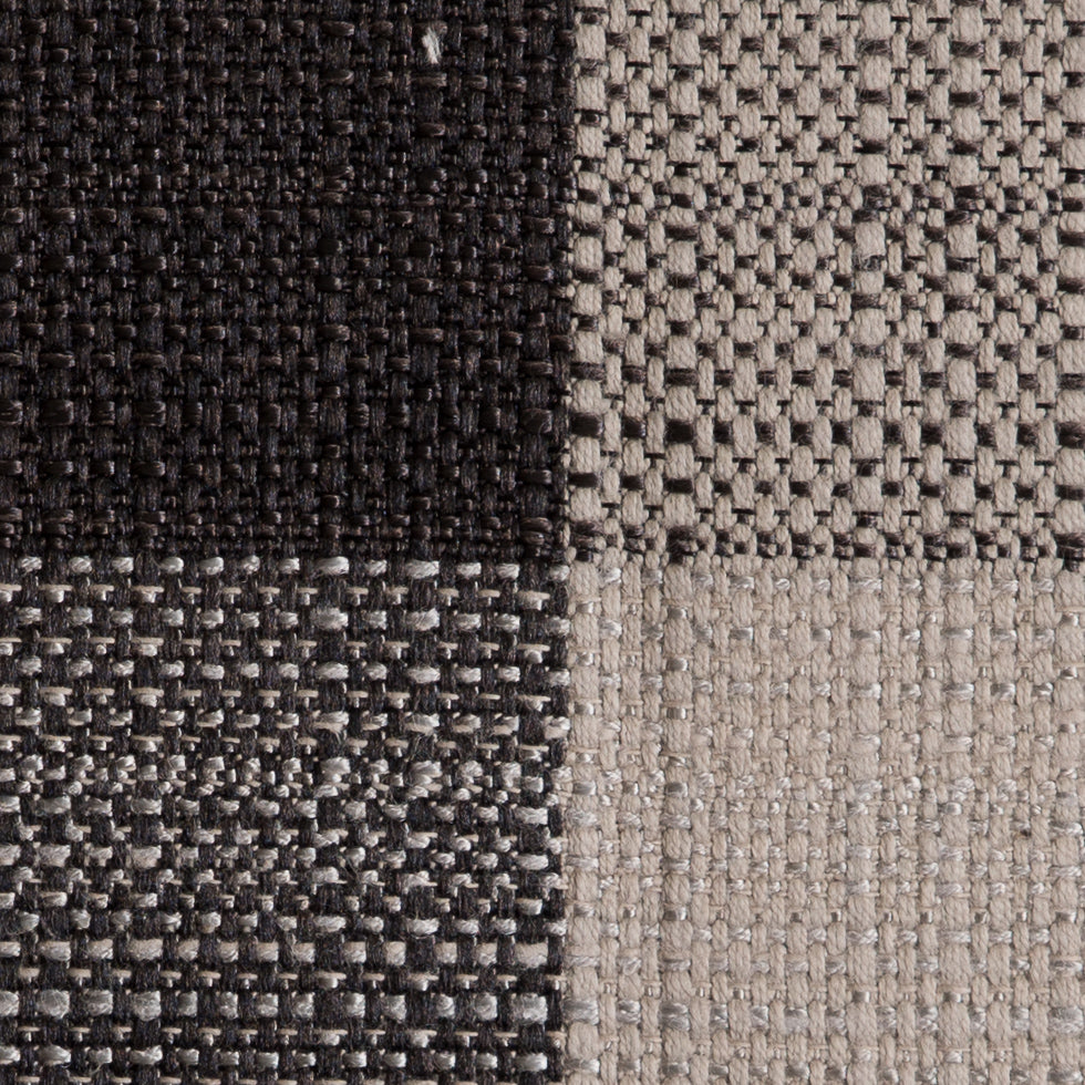 Charcoal Buffalo Checks Blended Woven - Detail