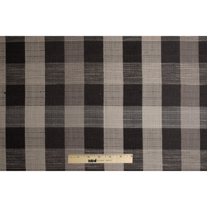 Charcoal Buffalo Checks Blended Woven - Full