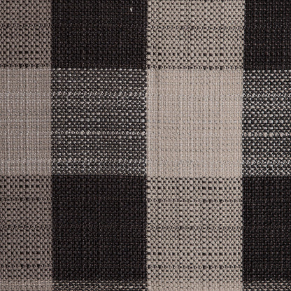 Charcoal Buffalo Checks Blended Woven