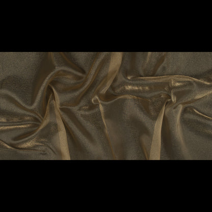 Gold Sparkle Nylon Organza - Folded