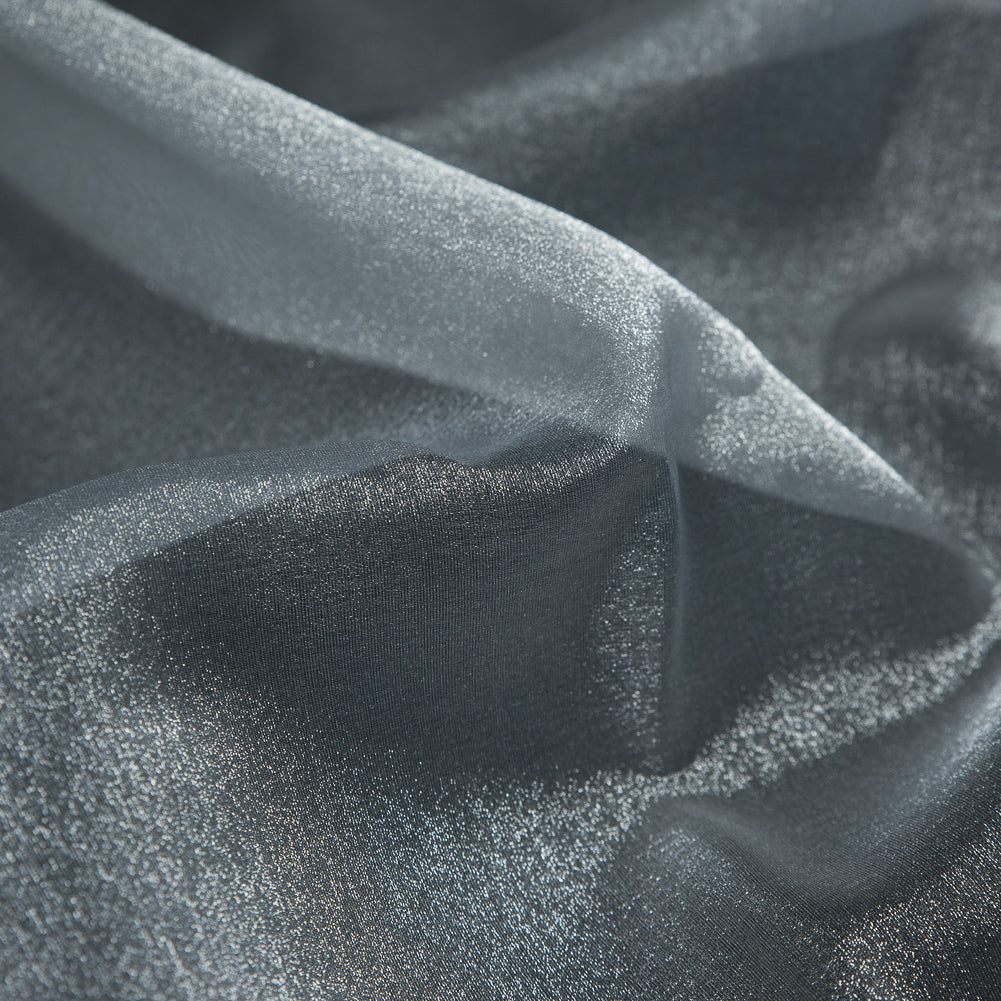 Silver Sparkle Nylon Organza - Full