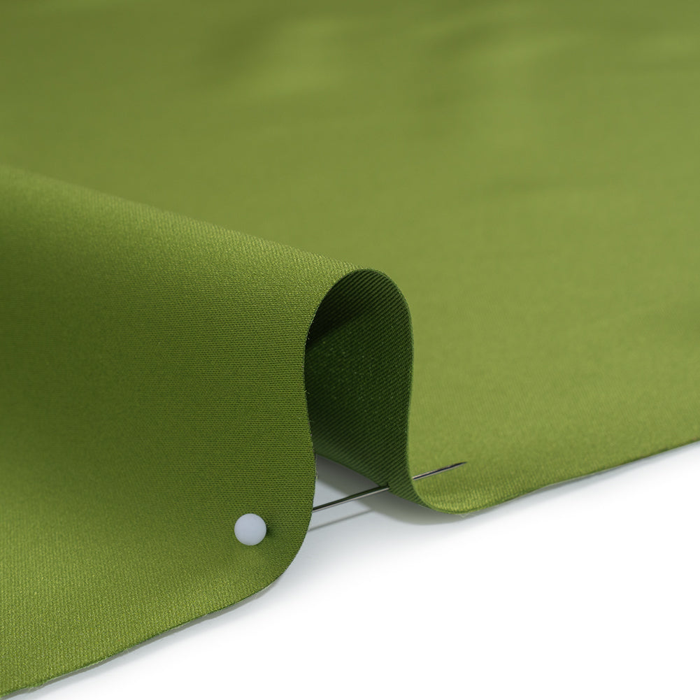 Polyester Satin - Oxford Olive - Reverie Collection - Detail