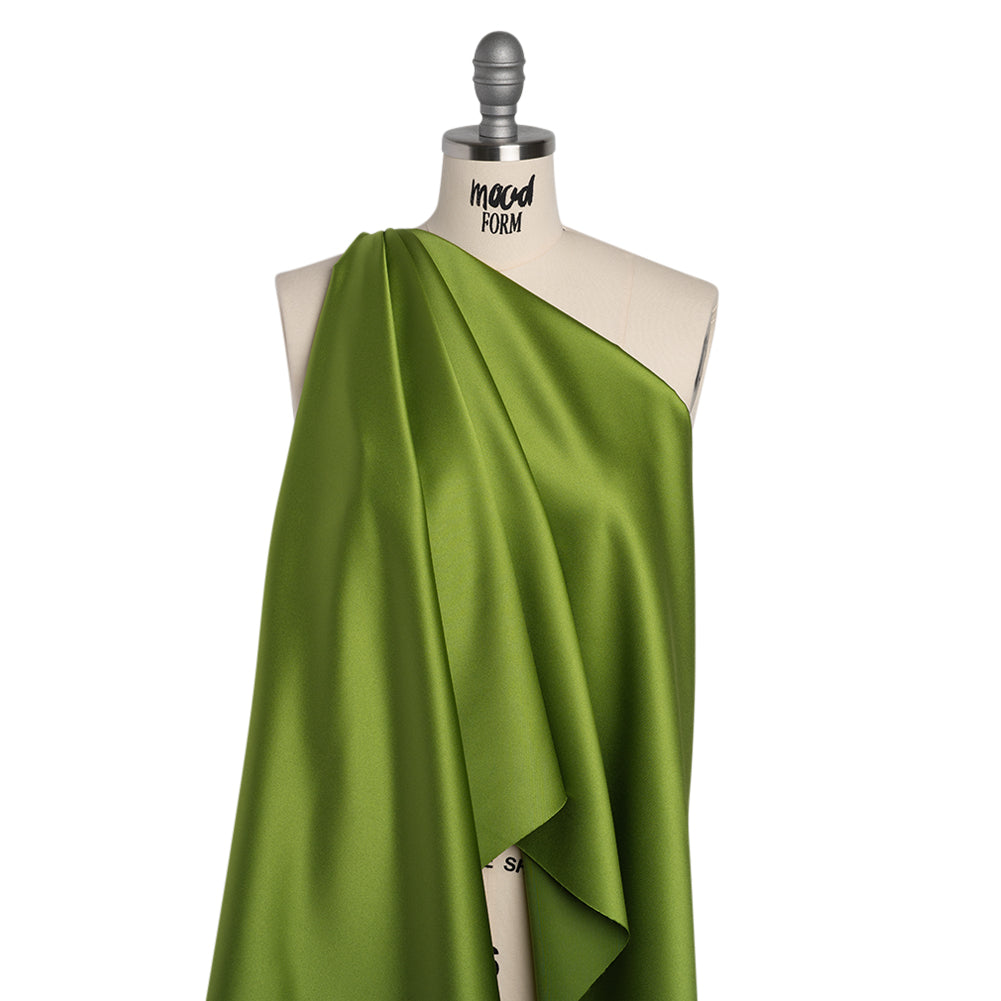 Polyester Satin - Oxford Olive - Reverie Collection - Drape