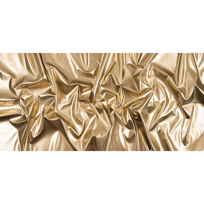 Flynn Gold Glossy Stretch Imitation Latex Folded
