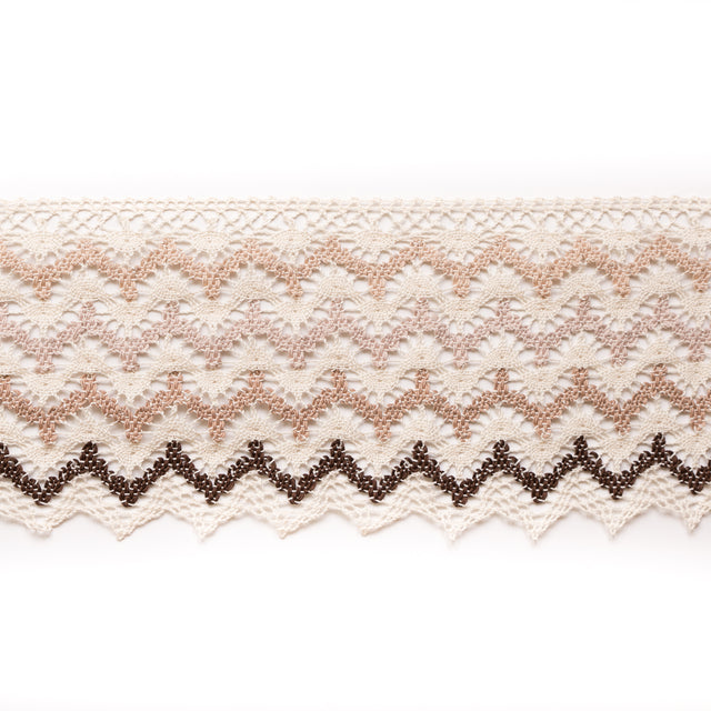 5 Beige Crochet Trim