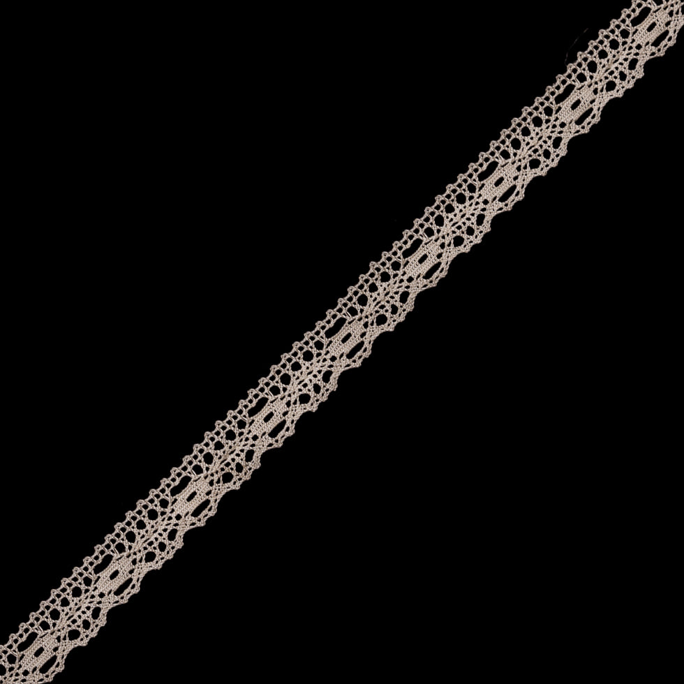 0.5 Ivory Crochet Trim