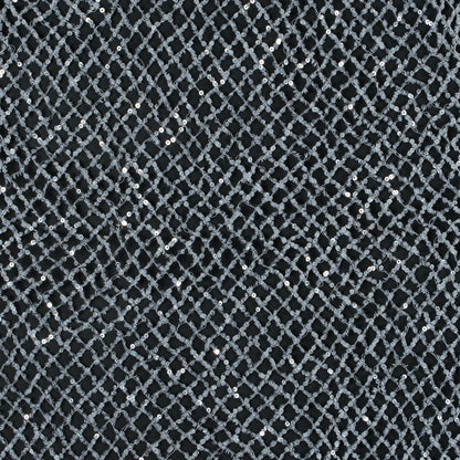 Fancy Sequined Netting - Off-White