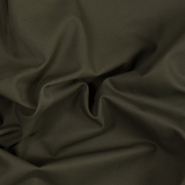 Loden Green Cotton Canvas