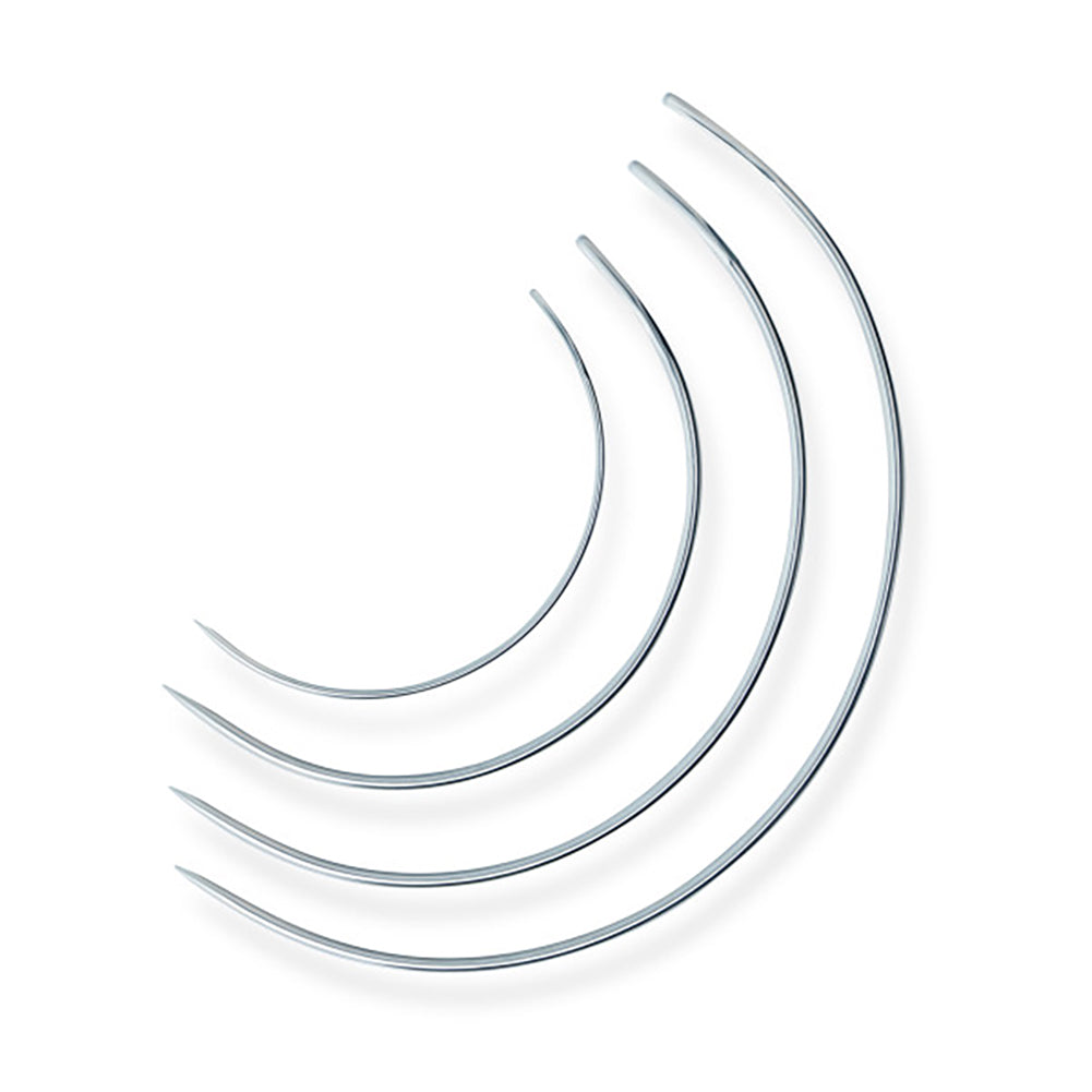 Dritz Home Curved Upholstery Needles - Nickel - 4 PC - Folded