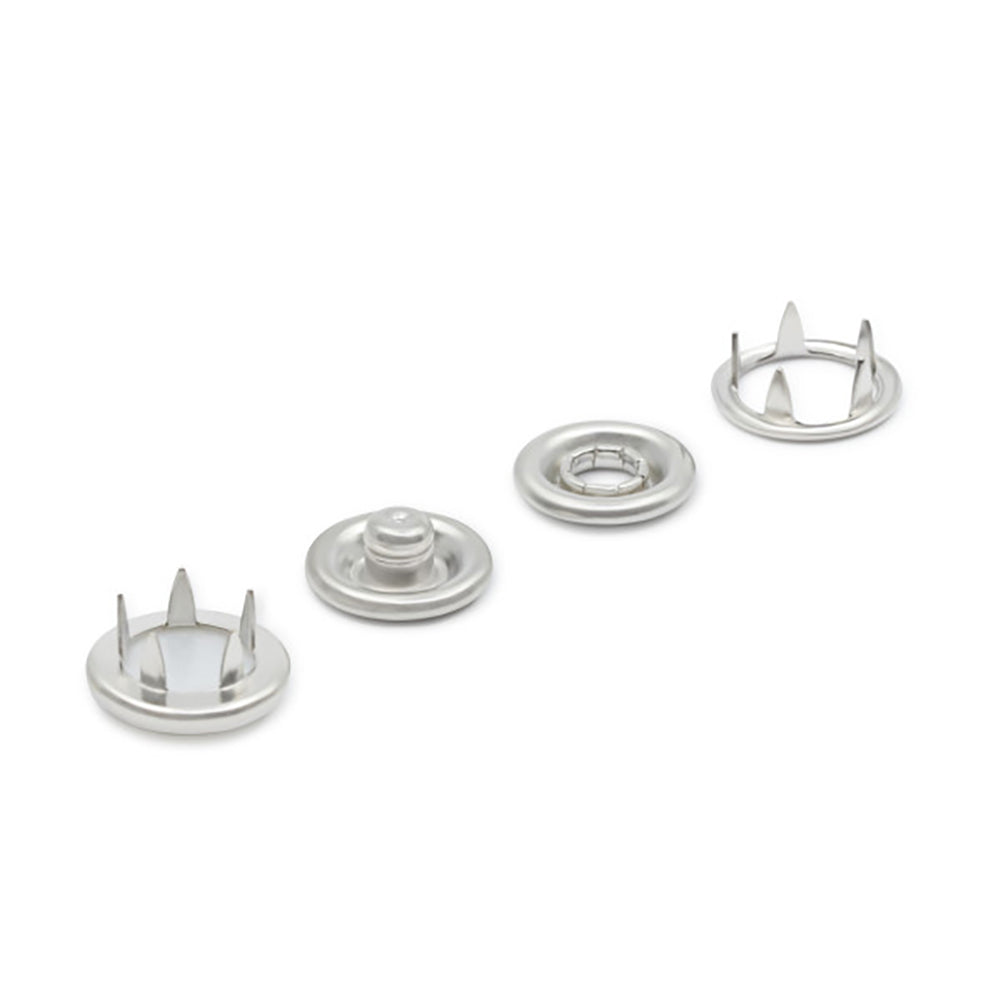 Dritz Pearl Snap Fasteners - White - 7/16", 12 Sets - Full