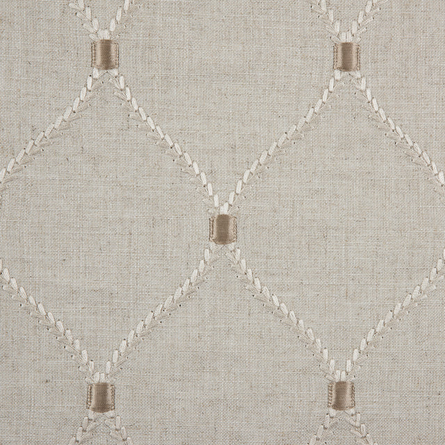 Flax Classical Rayon Embroidered Linen
