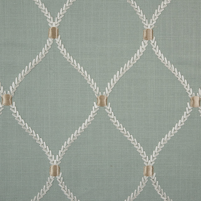 Shore Classical Rayon Embroidered Linen