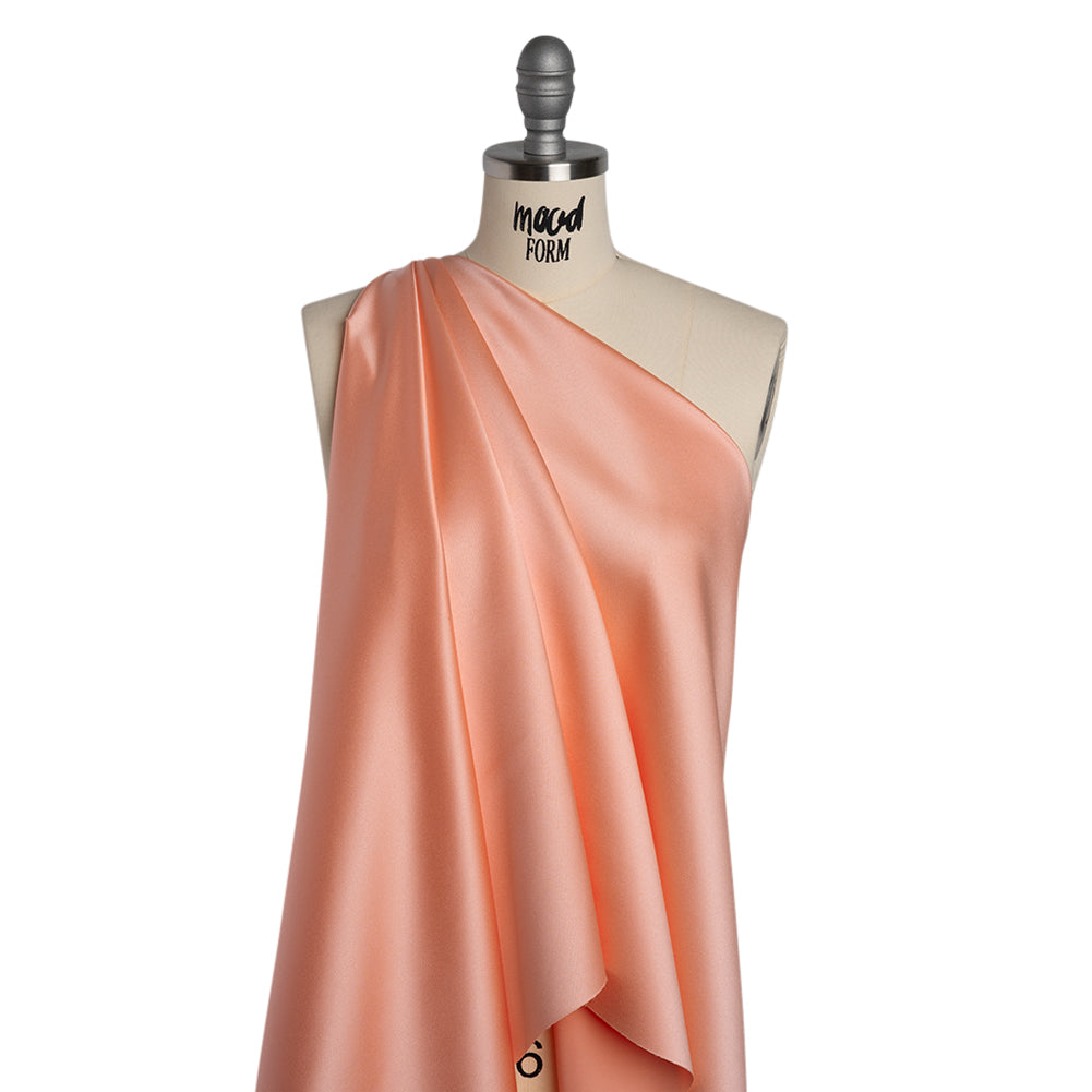 Polyester Satin - Jolie Peach - Reverie Collection - Drape