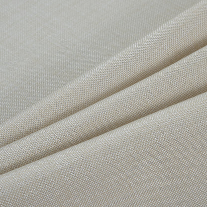 Pearl Polyester-Cotton Basketwoven Tweed Folded