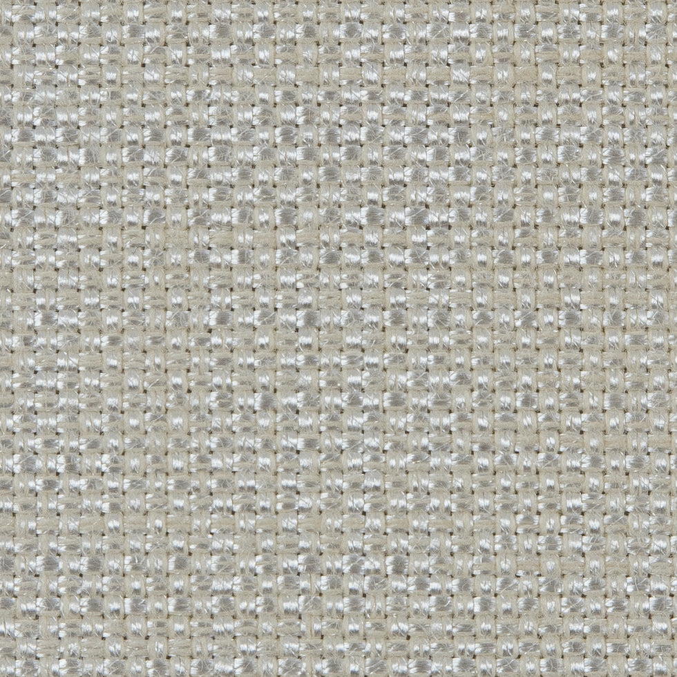 Pearl Polyester-Cotton Basketwoven Tweed Detail