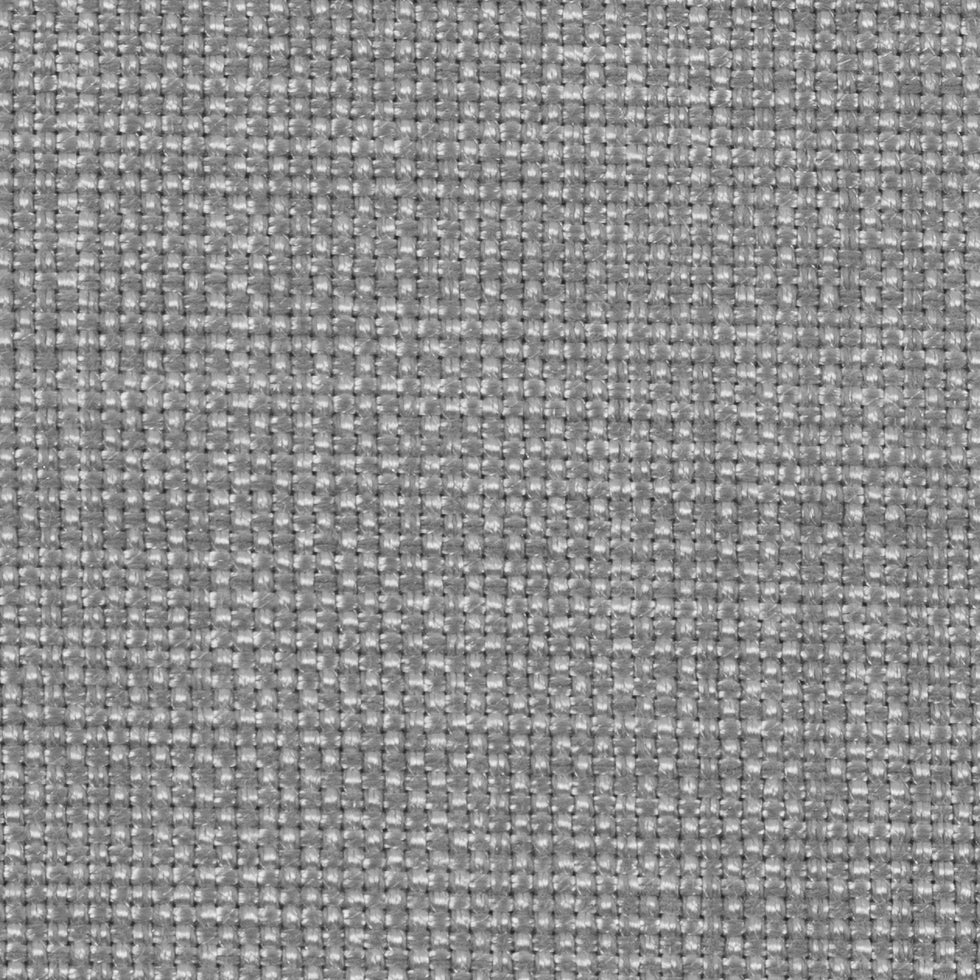 Silver Polyester-Cotton Basketwoven Tweed Detail