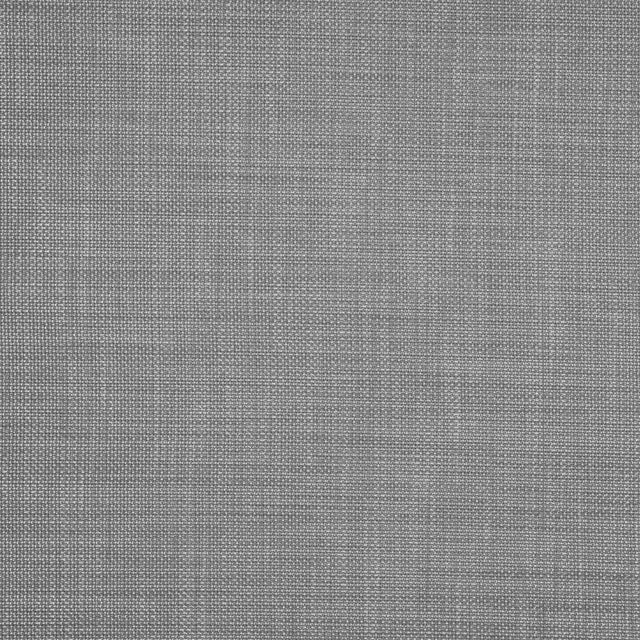 Silver Polyester-Cotton Basketwoven Tweed