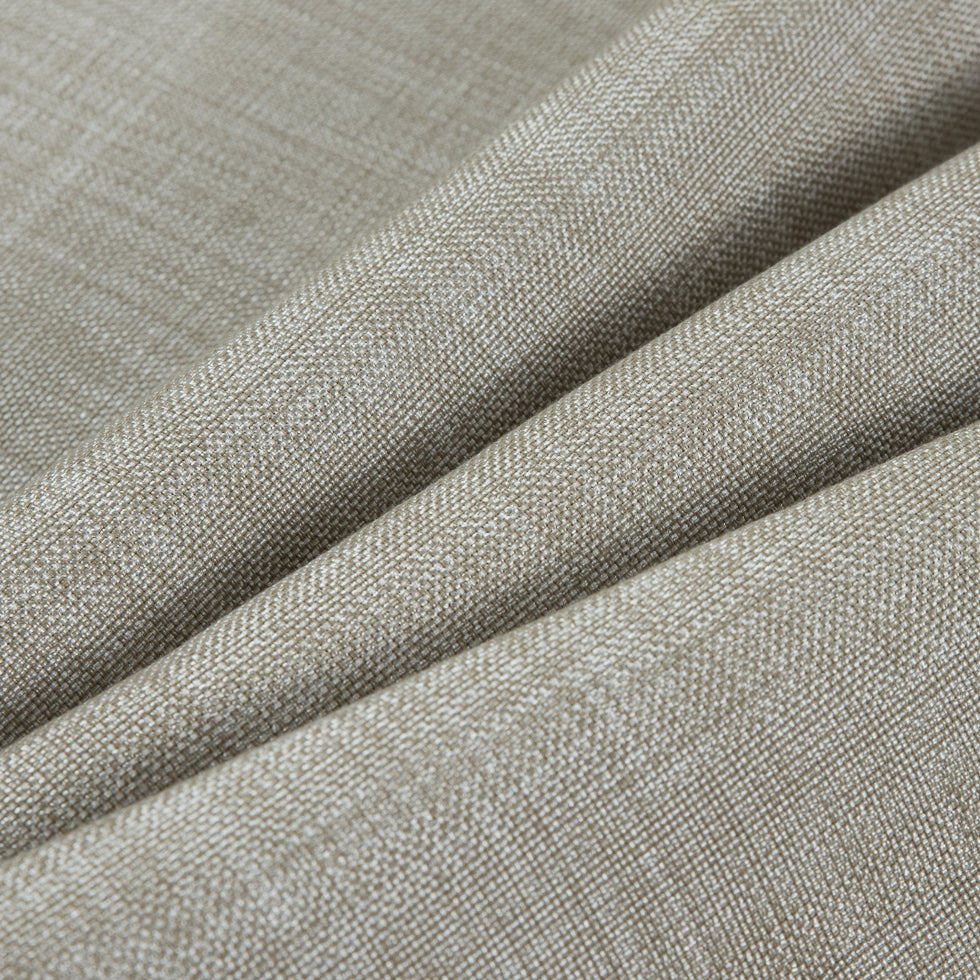 Corian Polyester-Cotton Basketwoven Tweed - Folded