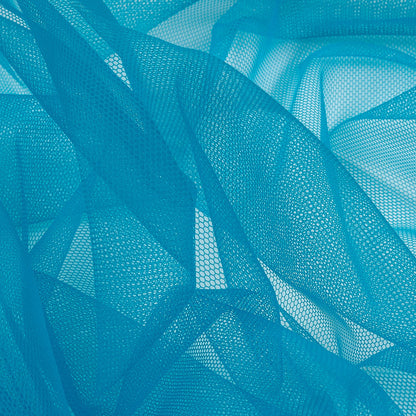 Soft Nylon Tulle - Seaport Blue - Leonardo Collection Folded