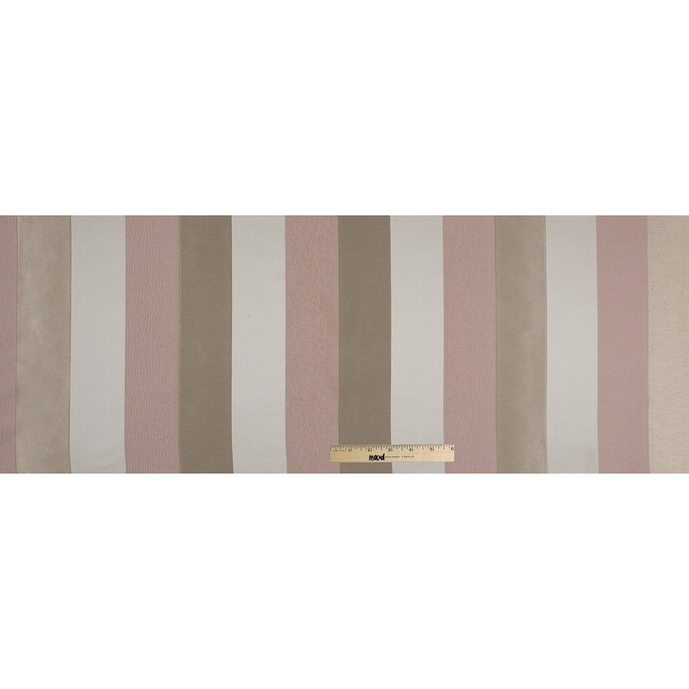 Blush Awning Striped Brocade Full