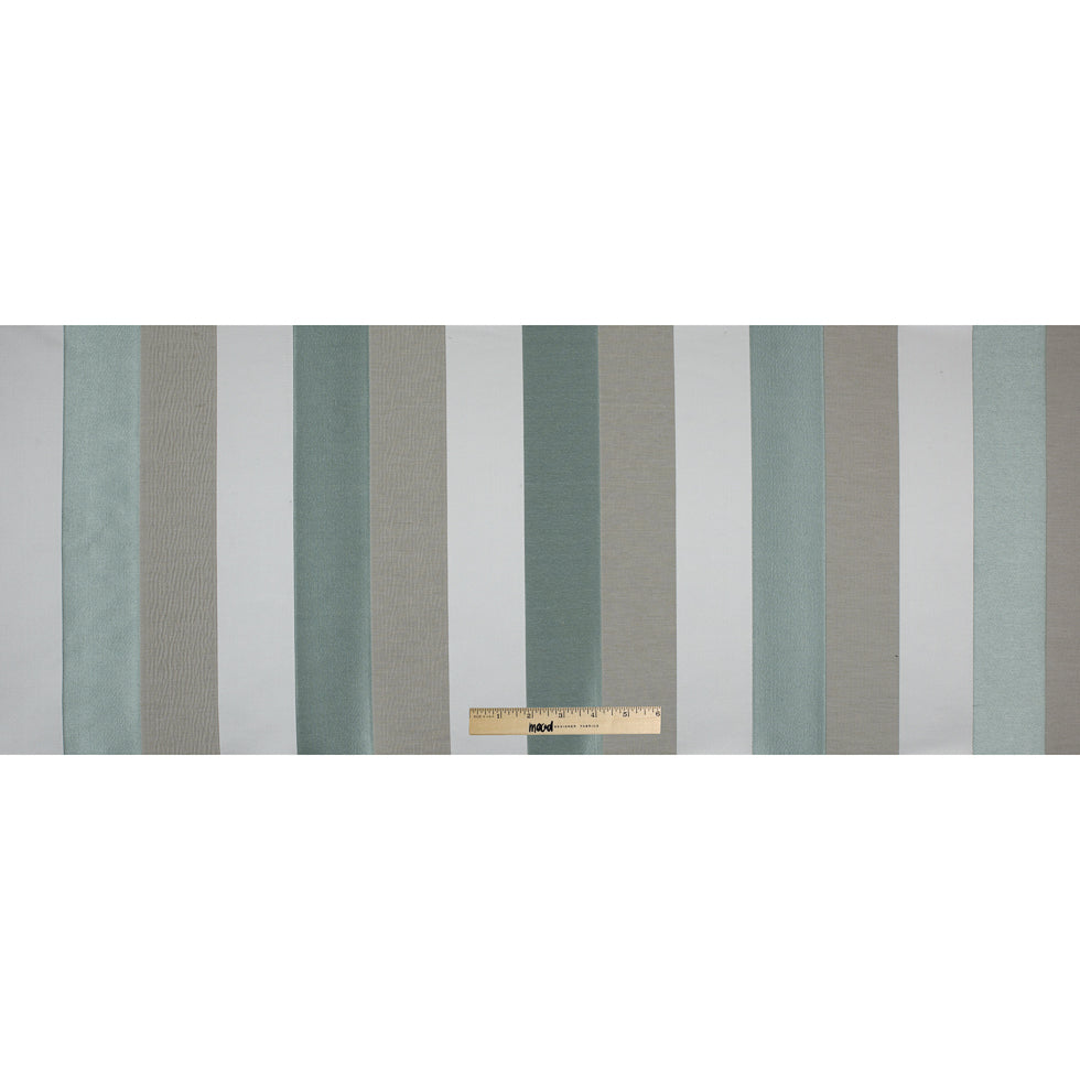 Azure Awning Striped Brocade - Full