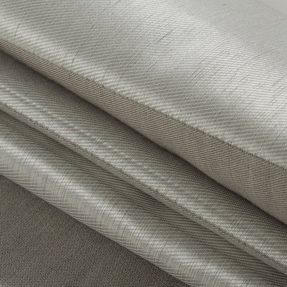 Dove Awning Striped Brocade Folded