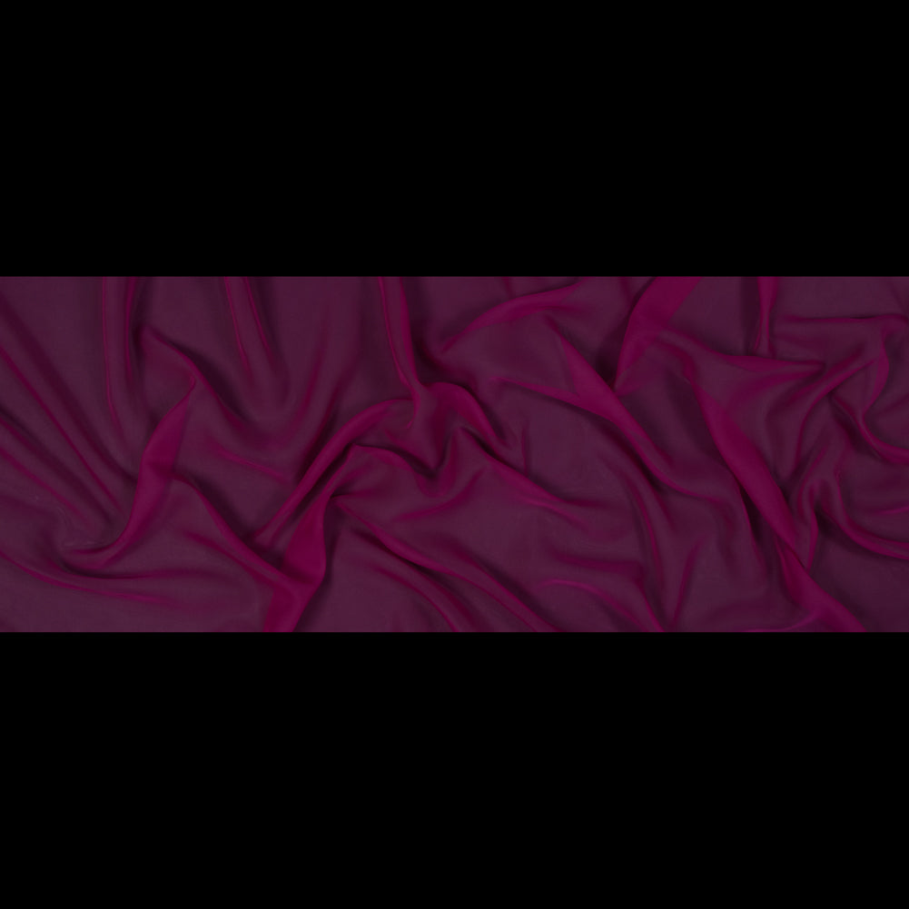 Polyester Chiffon - Magenta - Regina Collection Folded