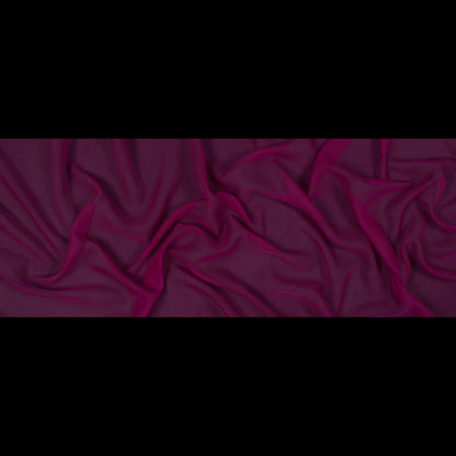 Polyester Chiffon - Magenta - Regina Collection Folded