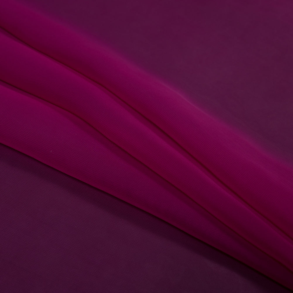 Polyester Chiffon - Magenta - Regina Collection Detail