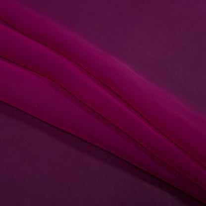 Polyester Chiffon - Magenta - Regina Collection Detail