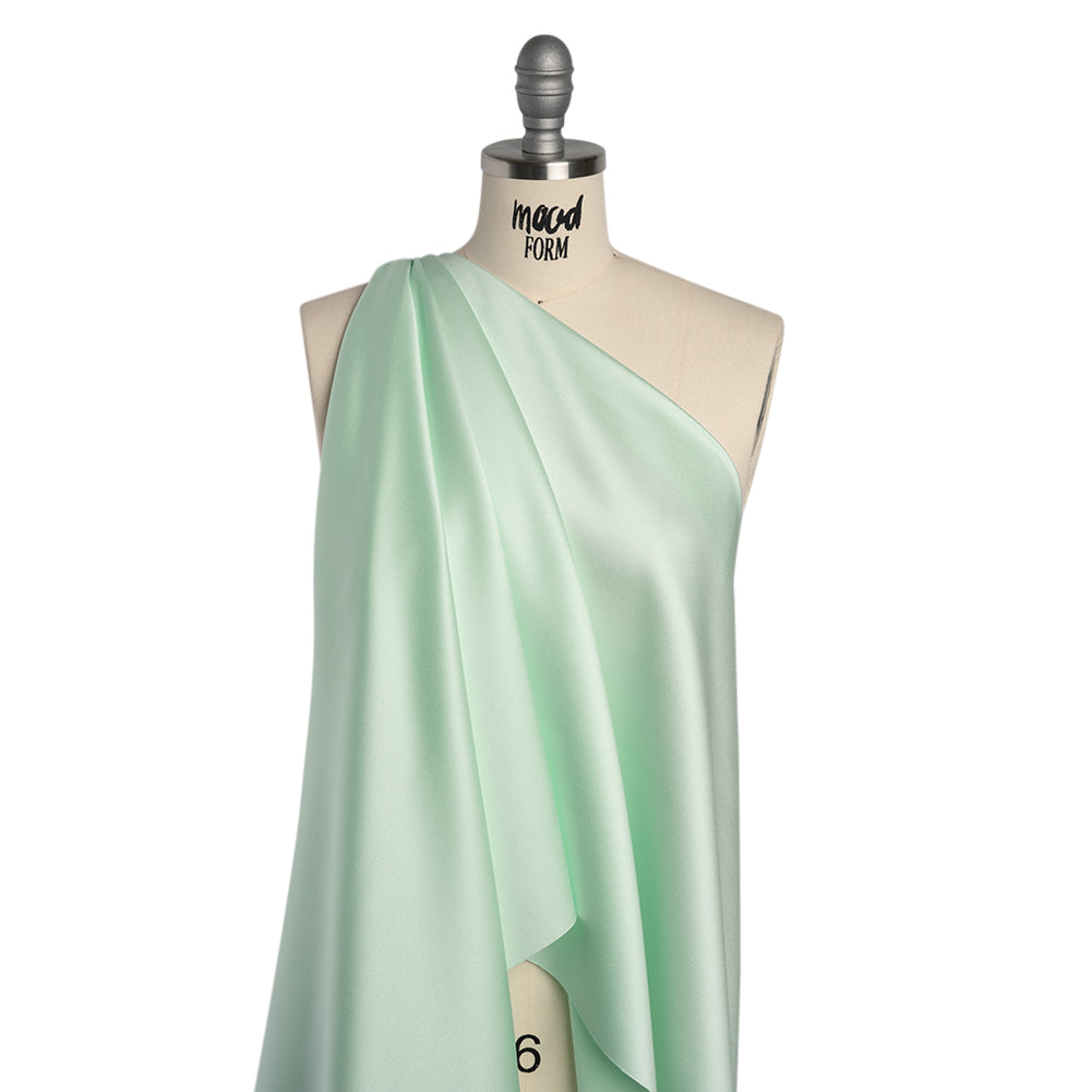 Polyester Satin - Mint - Reverie Collection - Drape
