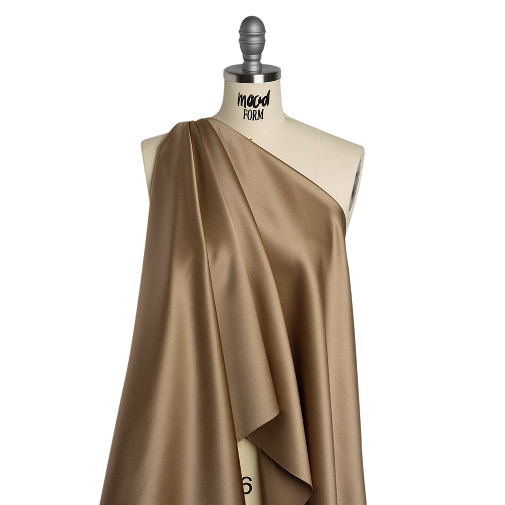 Polyester Satin - Latte - Reverie Collection - Drape