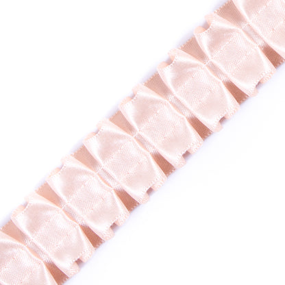 Italian Blush Box Pleated Trimming - 1 - Detail