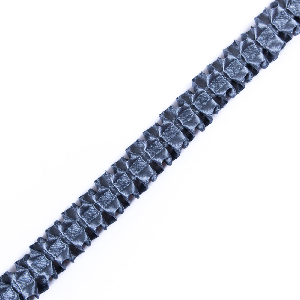 Italian Charcoal Box Pleated Trimming - 1