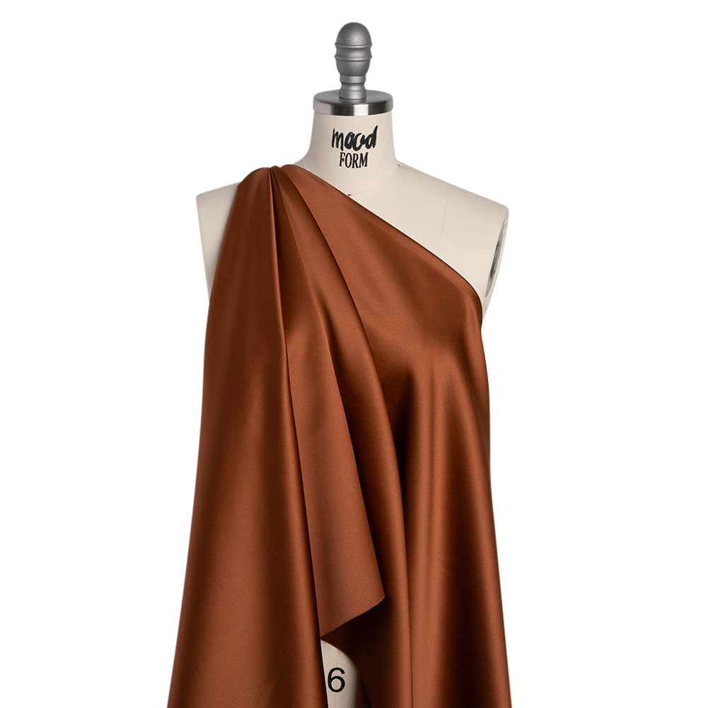 Polyester Satin - Spiced Cider - Reverie Collection - Drape