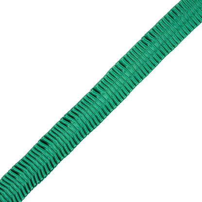 Italian Kelly Green Deep Knife Pleated Trimming - 1