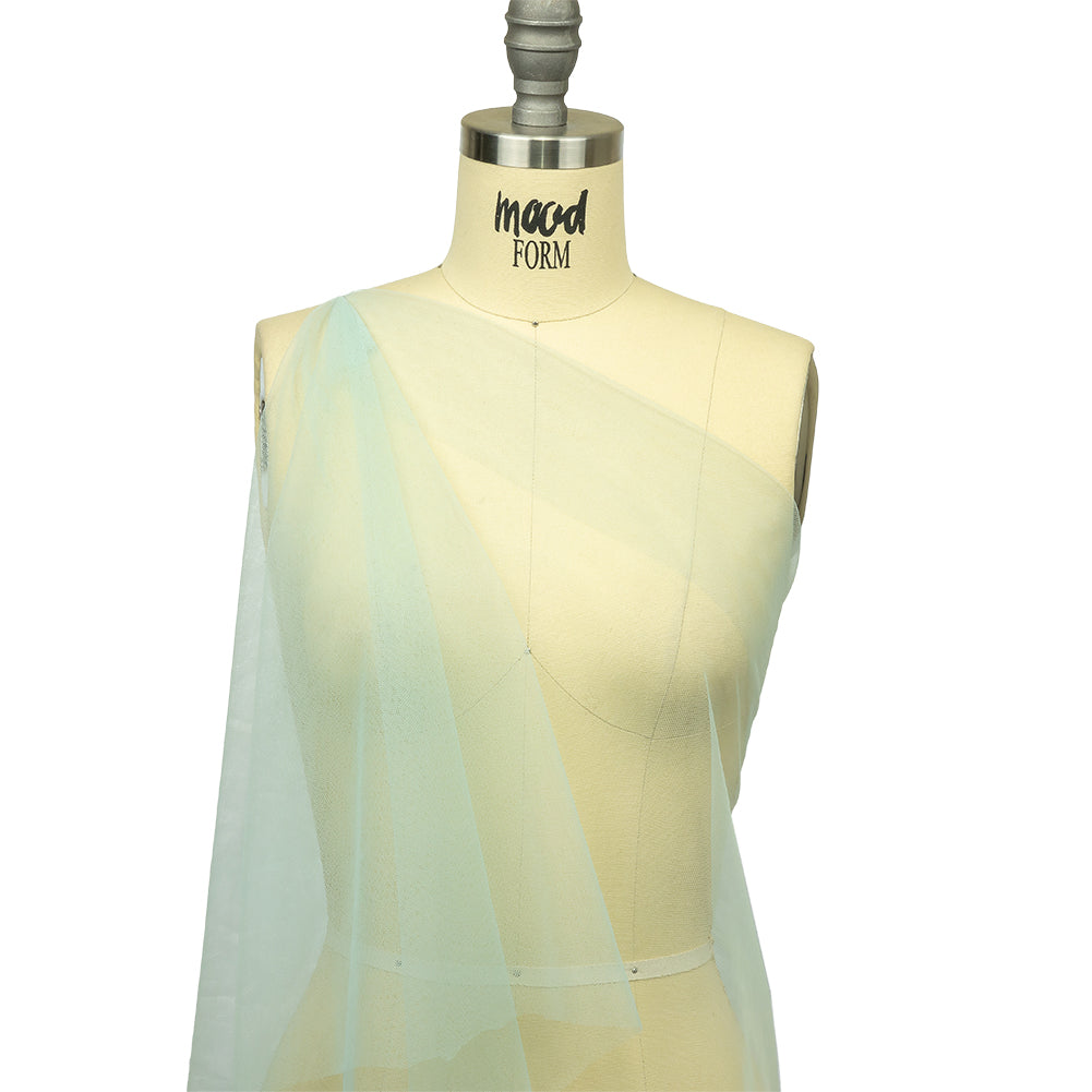 Blue Haze Leonardo Soft Nylon Tulle - Detail