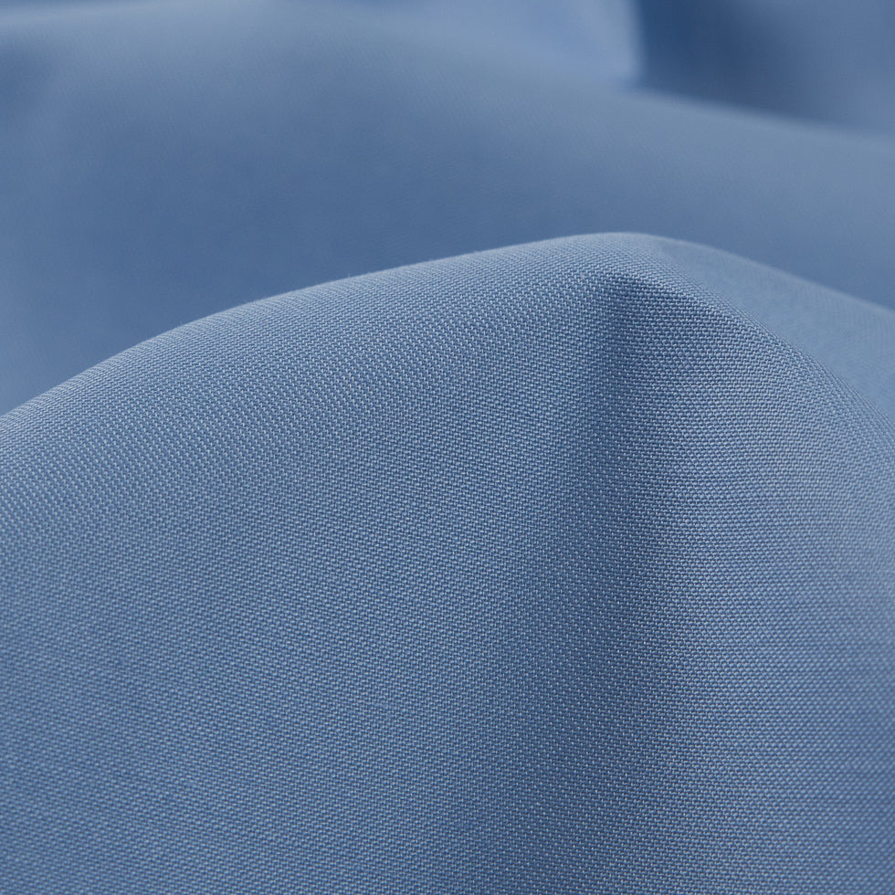 Egyptian Cotton Shirting - French Blue - Giza Collection - Detail