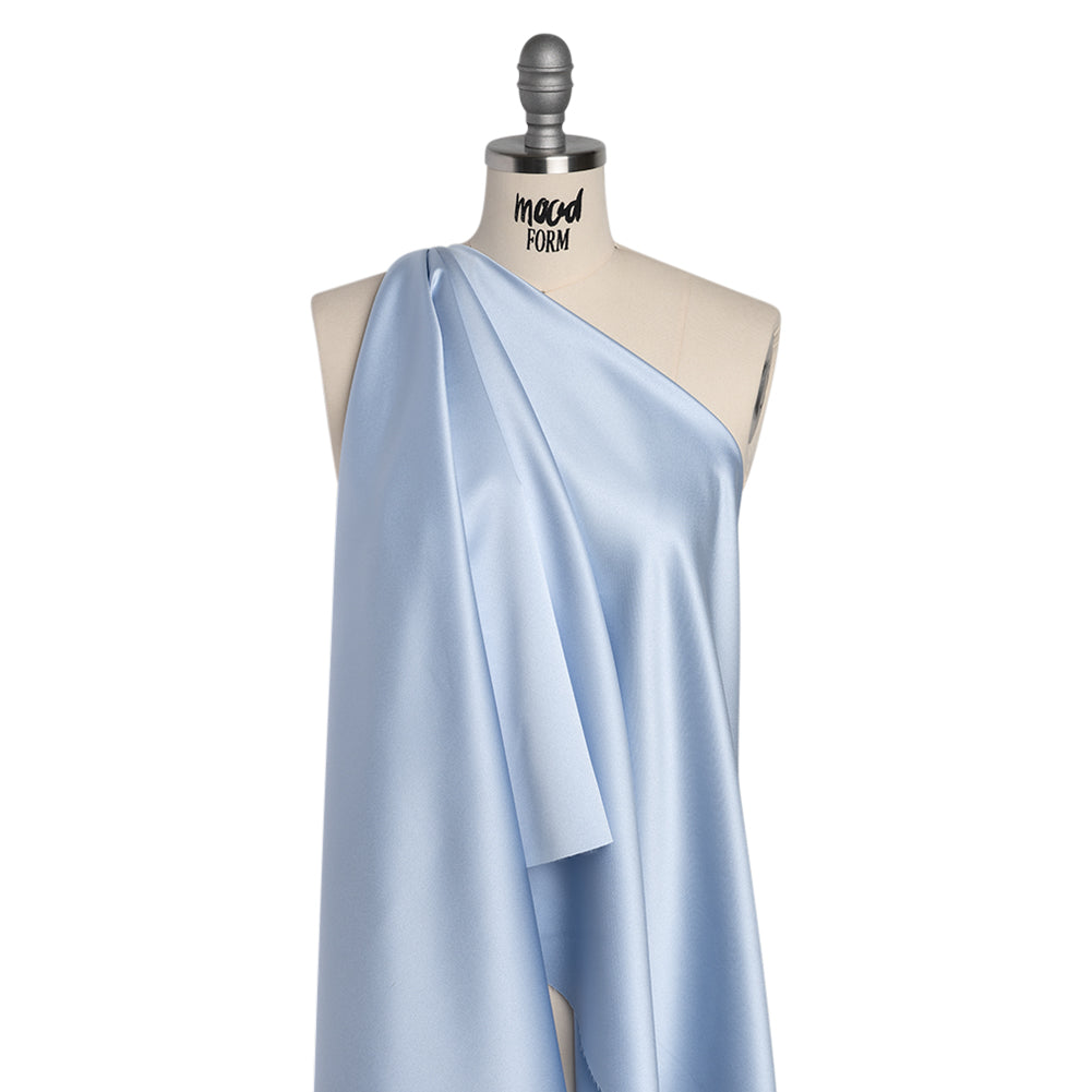 Polyester Satin - Resort Blue - Reverie Collection - Drape