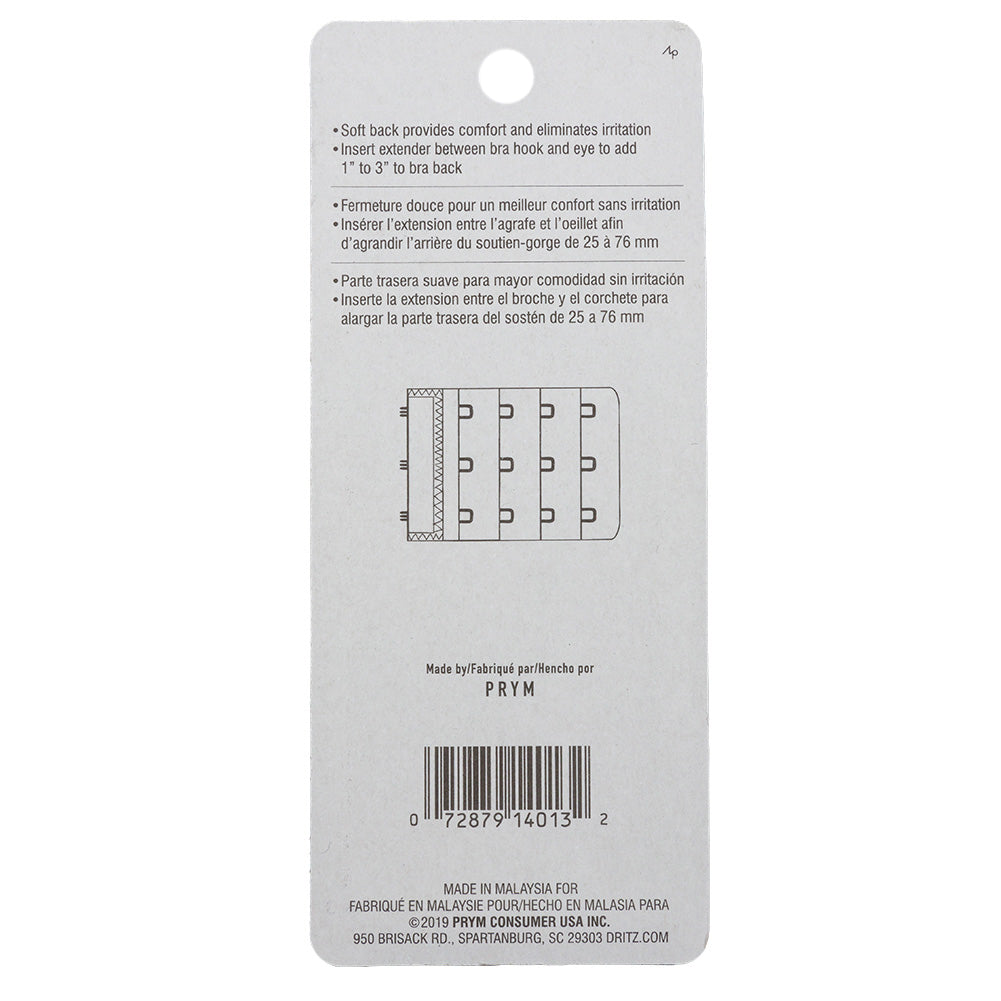 Dritz White Bra Extender - 2.25&amp;quot; - Detail