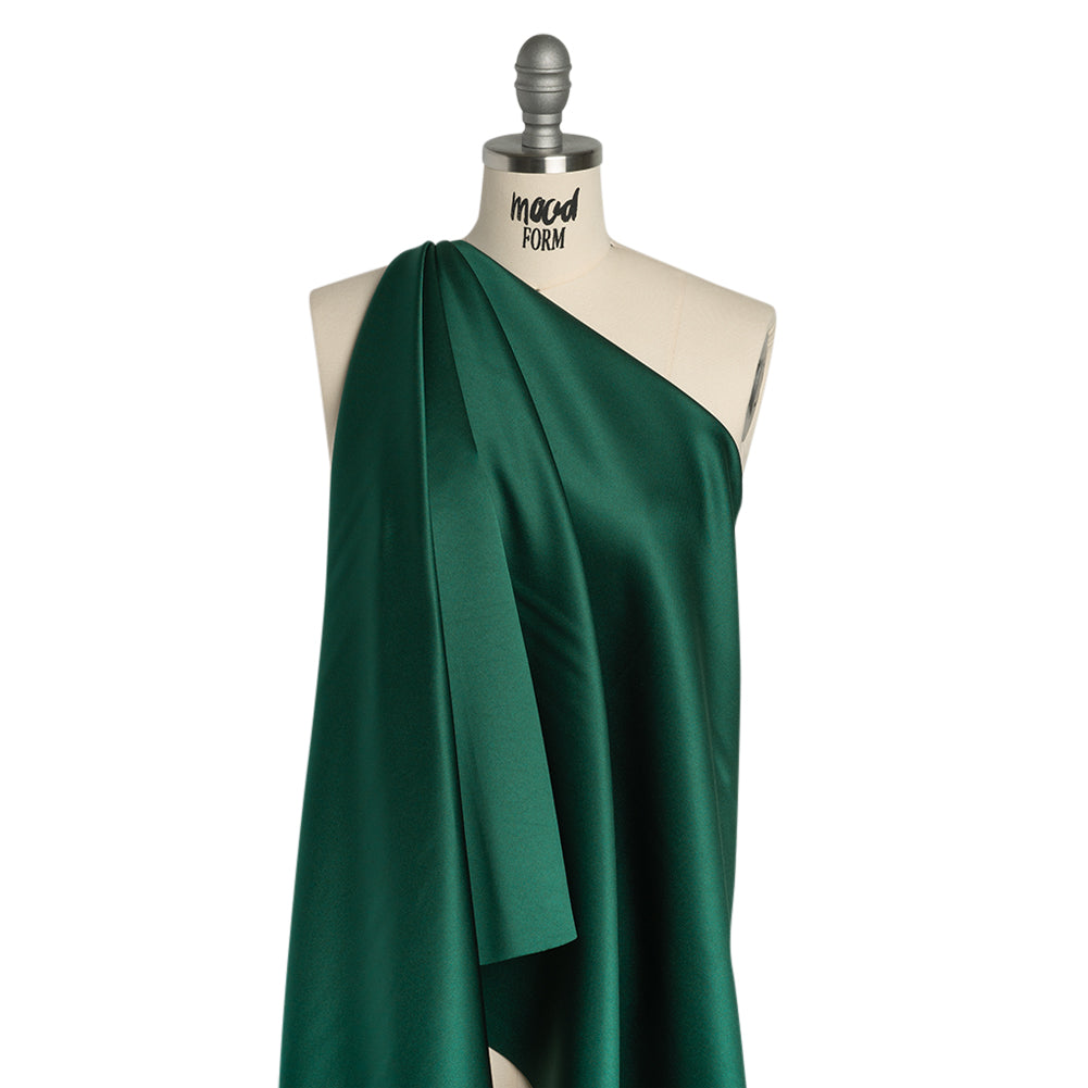 Polyester Satin - Hunter Green - Reverie Collection - Drape