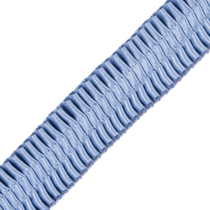 Italian Colonian Blue Deep Knife Pleated Trimming - 1 - Detail