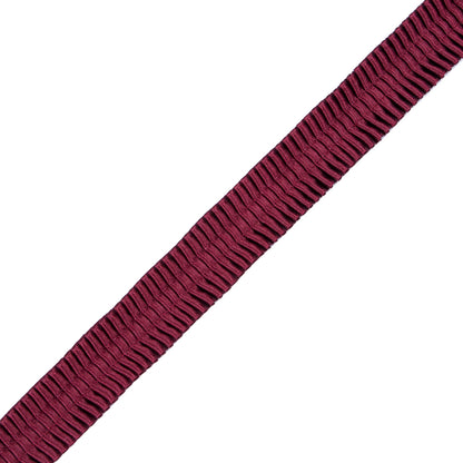 Italian Wine Deep Knife Pleated Trimming - 1"