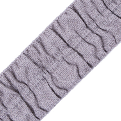 Italian Silver Ruched Stretch Wool Trimming - 1.5 - Detail