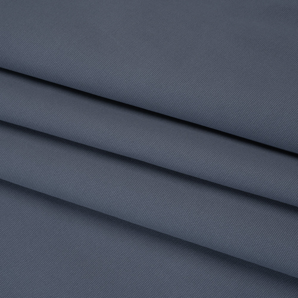 Cotton Canvas - Slate Blue - Hilma Collection - Folded