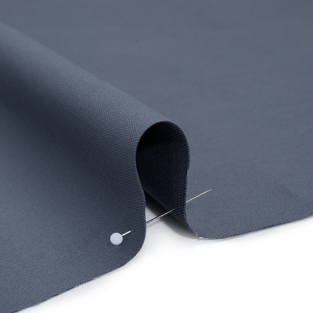 Cotton Canvas - Slate Blue - Hilma Collection - Detail
